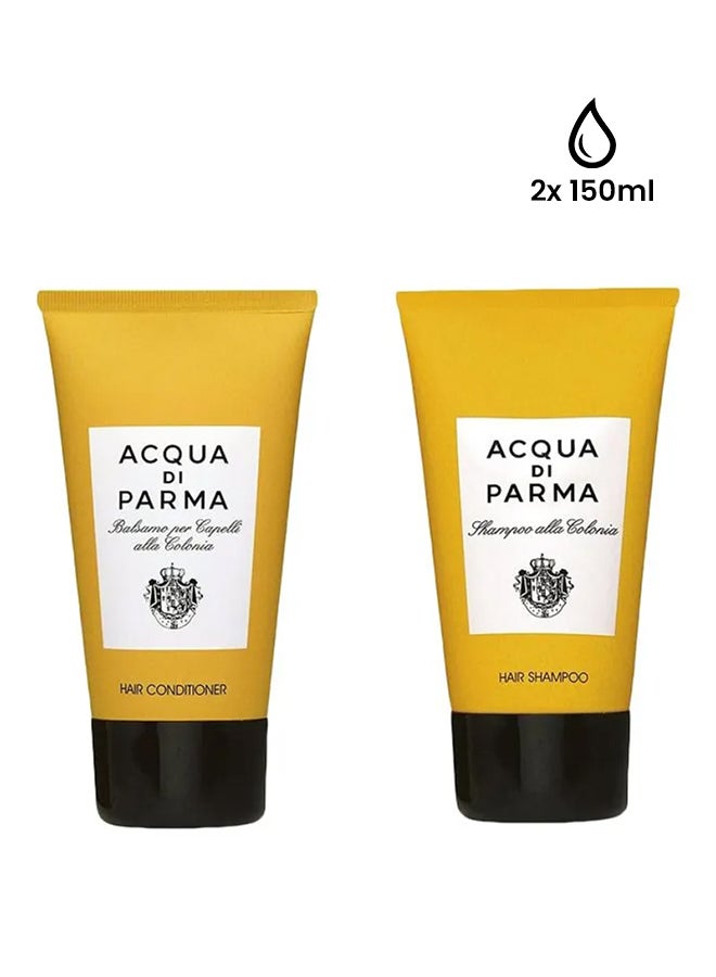 Pack Of 2 Colonia Shampoo And Conditioner Set 2x150ml