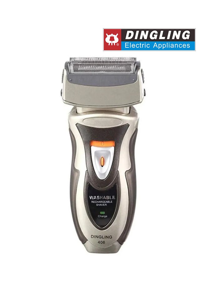 DINGLING Wet And Dry Electric Shaver Gold 5.5cm  - Image 1