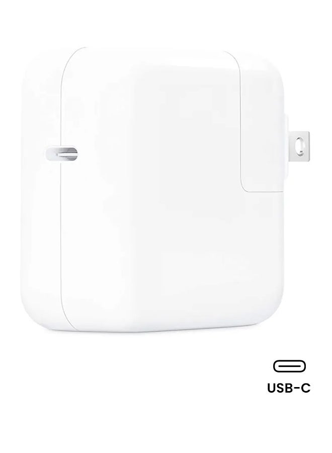 Apple - 29W USB Type-C Power Adapter White - Image 1