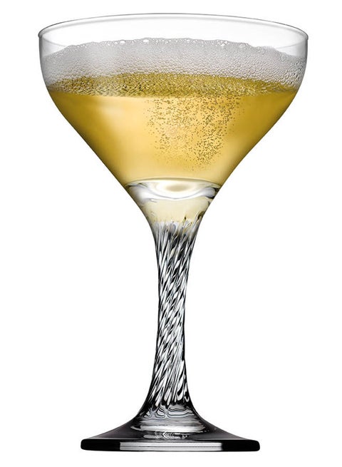 Twist Saucer Champagne 280Cc 9 1-4 Us Clear