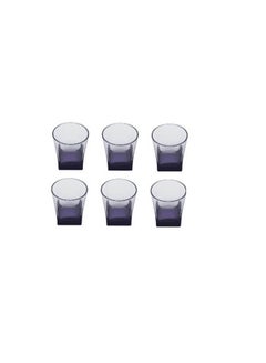 Pasabahce Carre Old Fashion 205Cc 7 Us Tumbler Purple 8.2cm 