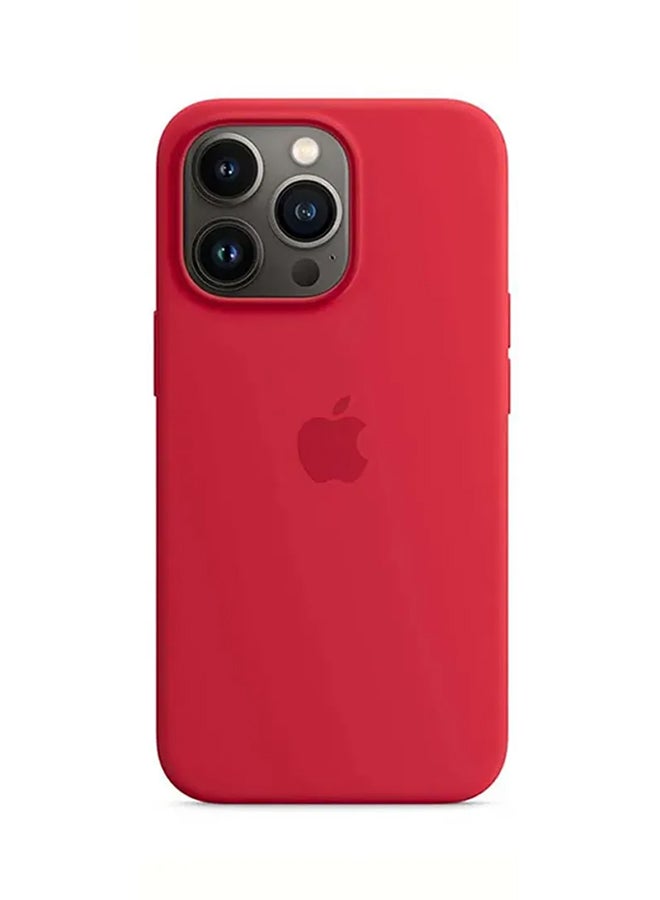 Apple iPhone 13 Pro Silicone Case with MagSafe (PRODUCT)RED - Image 1