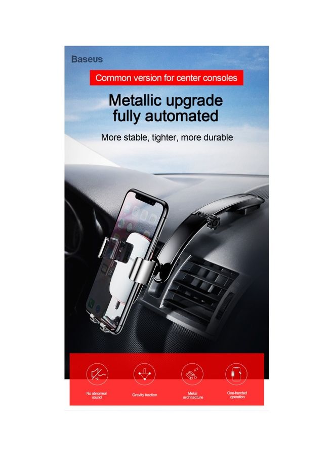 Baseus Metal Age Gravity Car Phone Holder Black  - Image 2