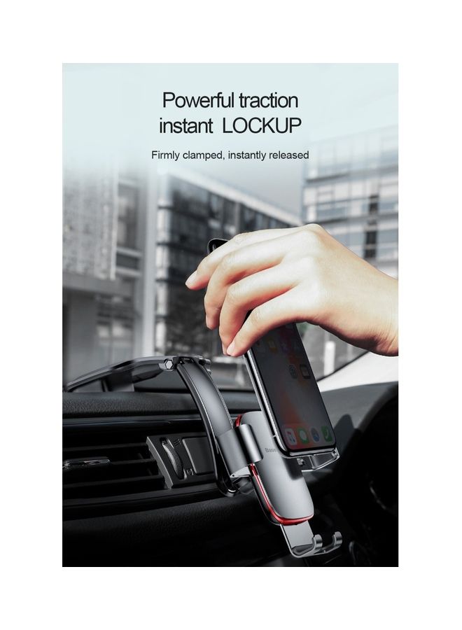 Baseus Metal Age Gravity Car Phone Holder Black  - Image 3