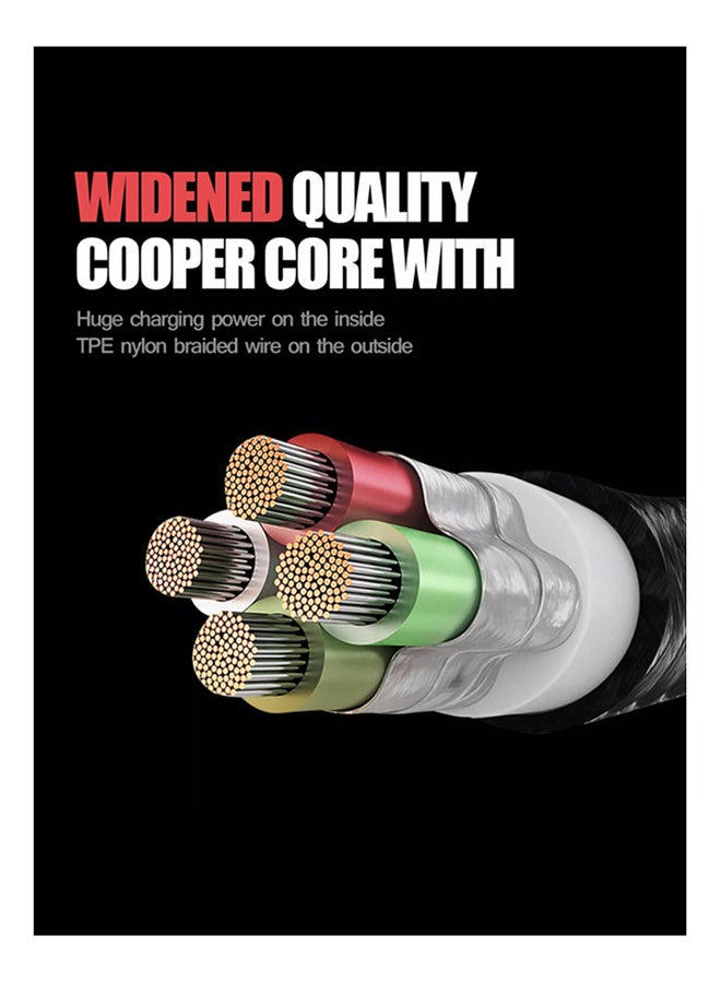 3 In 1 Fast Charge Cable Multicolour