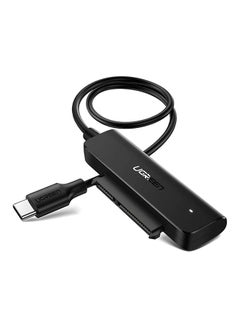 Ugreen USB C to Sata Adapter External Hard Drive Reader Cable 2.5 SSD Disk Transfer Kit UASP for Samsung WD Toshiba Internal Sata HDD SSD and Laptop like MacBook Black  - Image 1