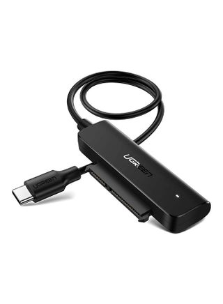 USB C to Sata Adapter External Hard Drive Reader Cable 2.5 SSD Disk Transfer Kit UASP for Samsung WD Toshiba Internal Sata HDD SSD and Laptop like MacBook Black - v1652331434/N46564079A_1
