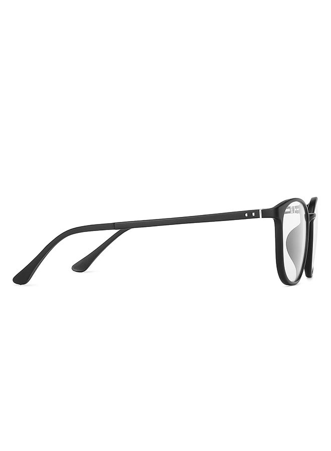 Lenskart Blu Zero Power Full Rim Bluecut & Antiglare Round Shape Computer Eyeglasses LB E13528 - 51mm - Black  - Image 4