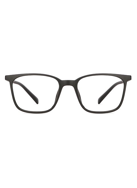 Zero Power Full Rim Bluecut & Antiglare Square Shape Computer Eyeglasses LB E13526 - 51mm - Black
