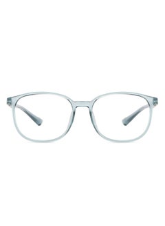Lenskart Blu Zero Power Full Rim Bluecut & Antiglare Round Shape Computer Eyeglasses LB E13739 - 53mm - Grey  - Image 1