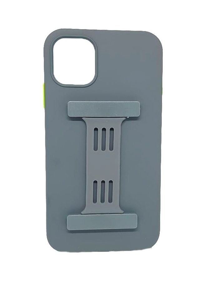MARGOUN Protective Hand Grip Finger Strap Stand Case Cover For Apple iPhone 11 Grey - Image 1