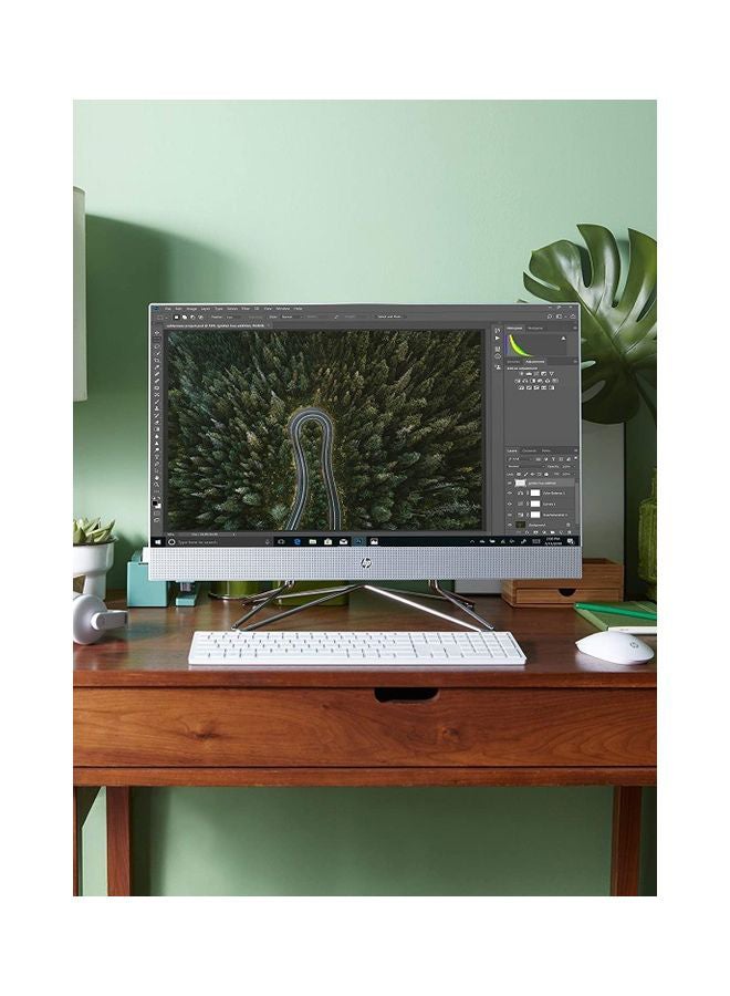 HP - All-In-One 24-dp1043nh PC With 24-Inch Display, Core i7-1165G7 Processor/8GB RAM/1TB HDD/Intel Iris XE Graphics/DOS(No Windows)/International Version WHITE - Image 1