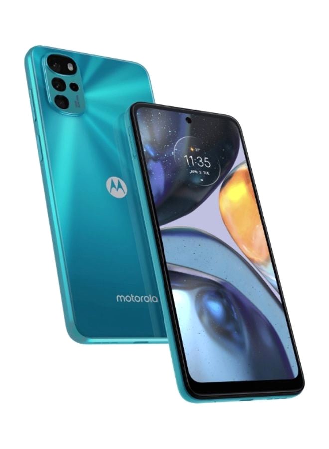 Motorola - Moto G22 Dual Sim Iceberg Blue 4GB RAM 128GB 4G - Middle east version - Image 1