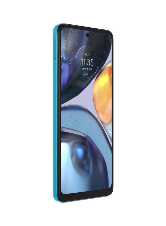 Motorola - Moto G22 Dual Sim Iceberg Blue 4GB RAM 128GB 4G - Middle east version - Image 1