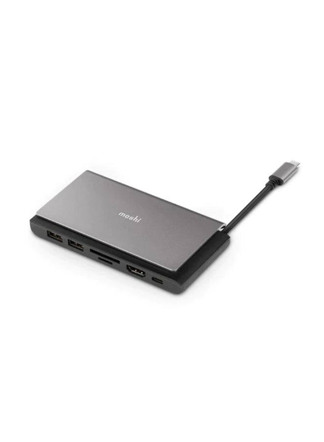 Moshi Symbus Mini 7-in-1 Portable USB-C HUB Grey  - Image 1