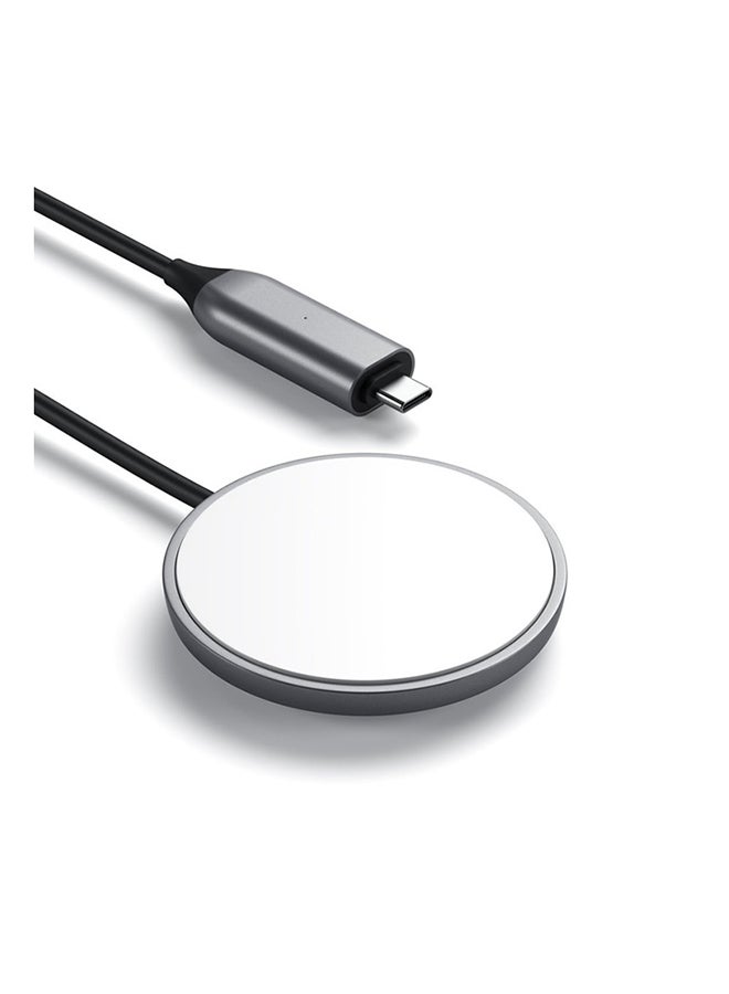 USB-C Magnetic Wireless Charging Cable Black
