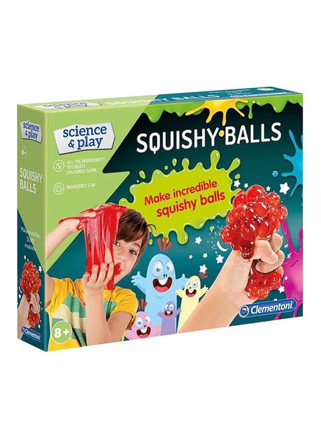 Clementoni Squishy Balls Set for Kids 24.5x5.9x30.4cm - Image 1