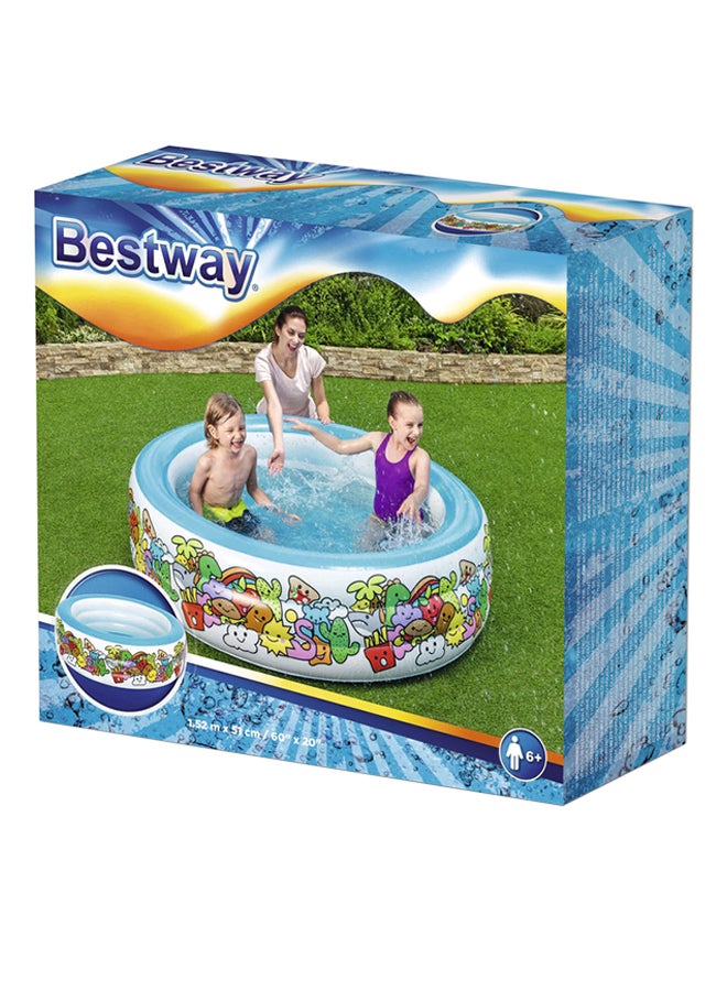 بست واي عوامة سباحة قابلة للنفخ من 3 حلقات 152x51سم - Image 5