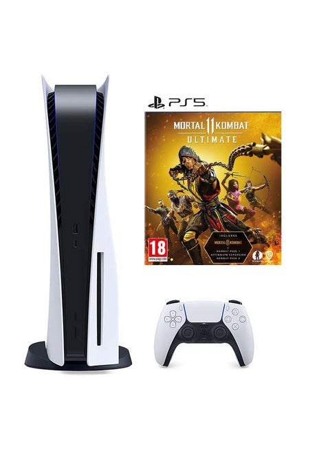 Playstation 5 Console( Disc Version ) With Extra Controller And Ps5 Mortal Kombat 11