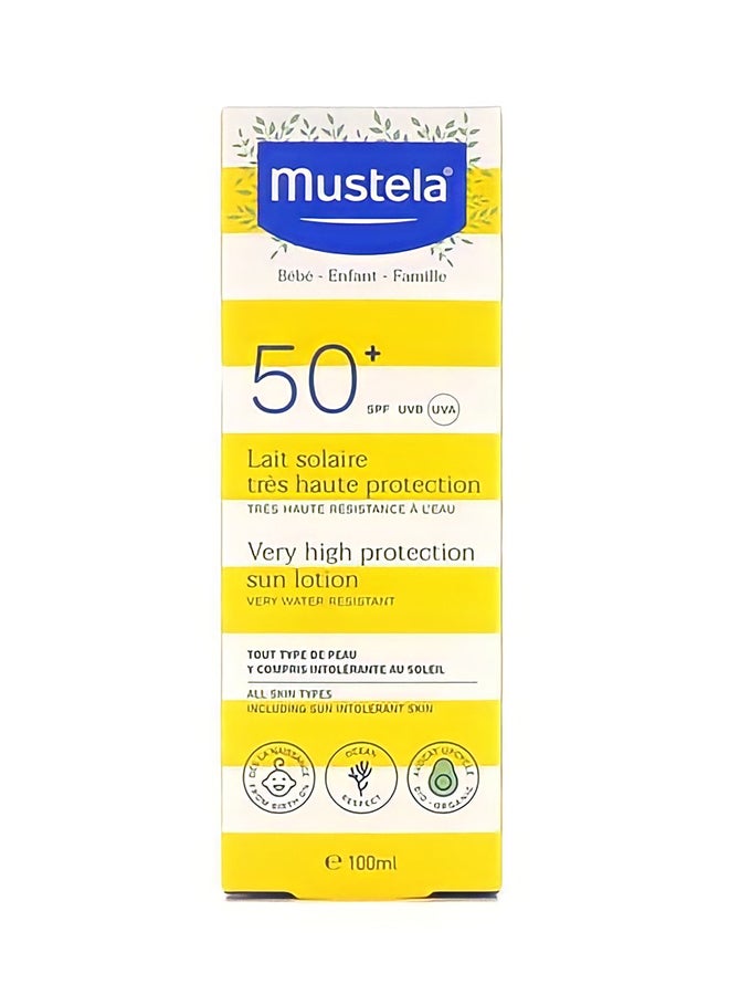 Mustela very high protection 2024 sun lotion spf 50