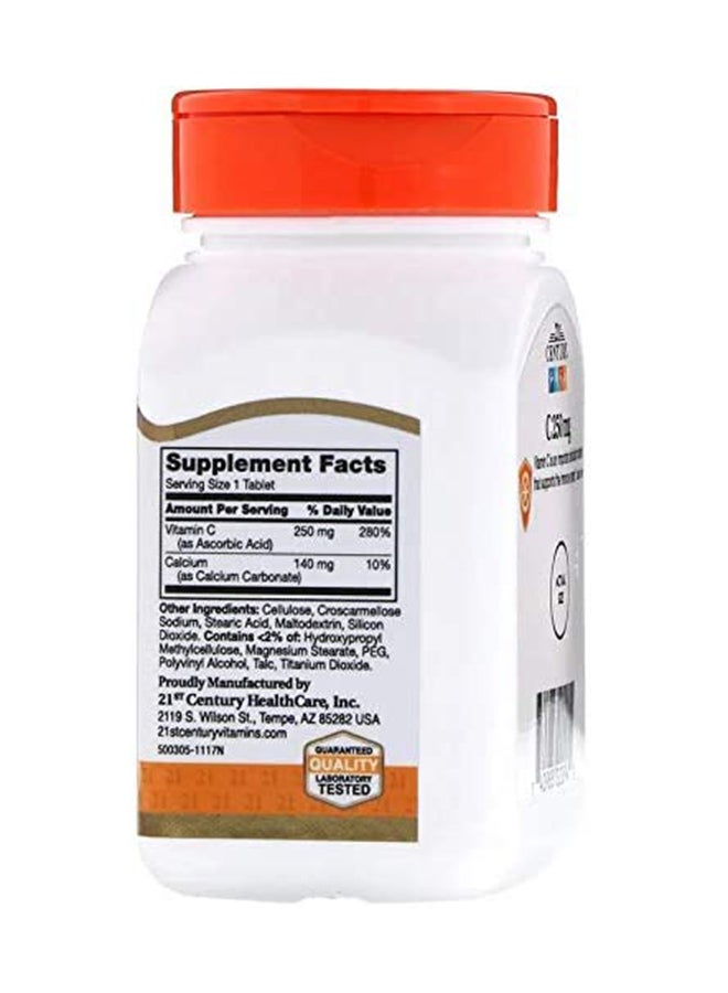 21st CENTURY - Vitamin C Supplement 250 mg - 110 Tablets - Image 1