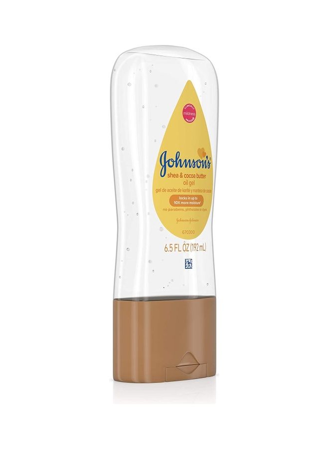 Johnson's - Baby Oil Gel With Shea And Cocoa Butter 192ml - Image 1