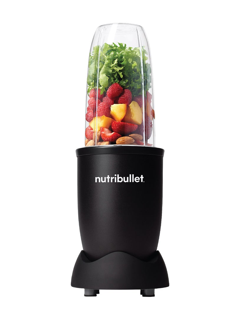 nutribullet - 9 Piece Set, Multi-Function High Speed Blender, Mixer System with Nutrient Extractor, Smoothie Maker, All Black 700 ml 900 W NB9-1212AK Black - Image 1