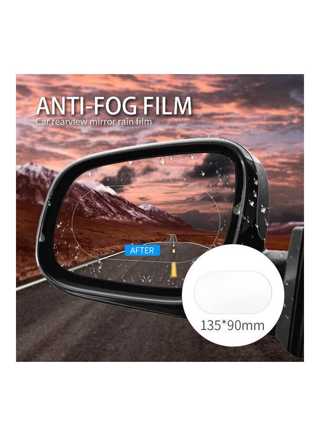 2Pcs Hd Anti-Fog Waterproof Car Rearview Mirror Film - Image 2