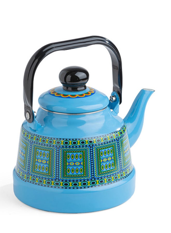 AL RIMAYA Enamel Kettle Asiri Design 25cm  - Image 2