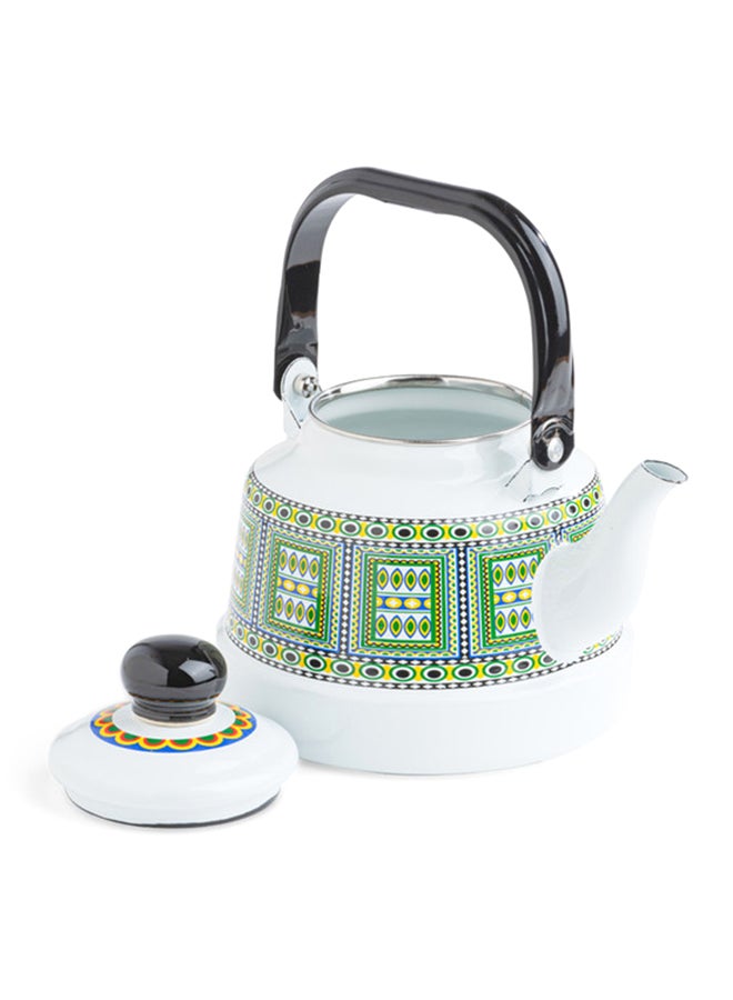 AL RIMAYA Enamel Kettle Asiri Design 20cm  - Image 3