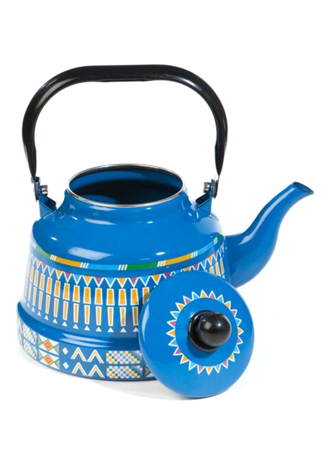 AL RIMAYA Enamel Kettle Asiri Design 24cm  - Image 2