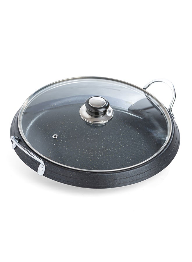AL RIMAYA Frying Pan With Glass Lid 28cm  - Image 2
