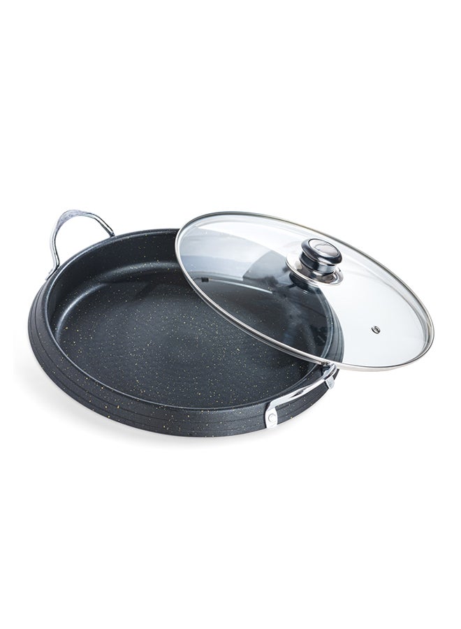 AL RIMAYA Frying Pan With Glass Lid 28cm  - Image 4