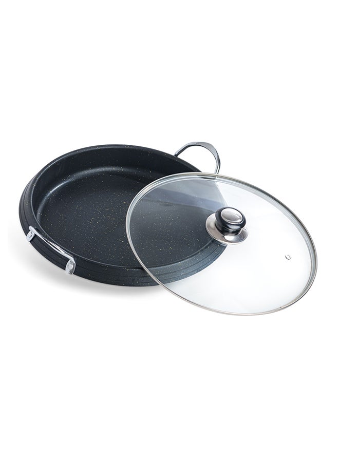 AL RIMAYA Frying Pan With Glass Lid 28cm  - Image 5