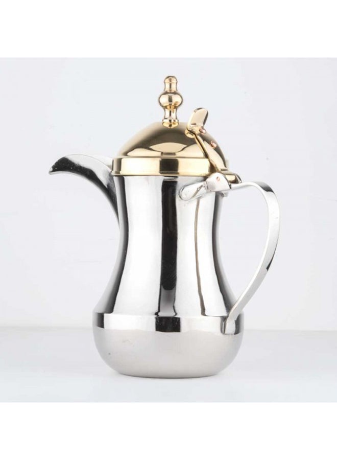 AL RIMAYA Coffee Dallah Ss Golden Lid 20cm  - Image 2