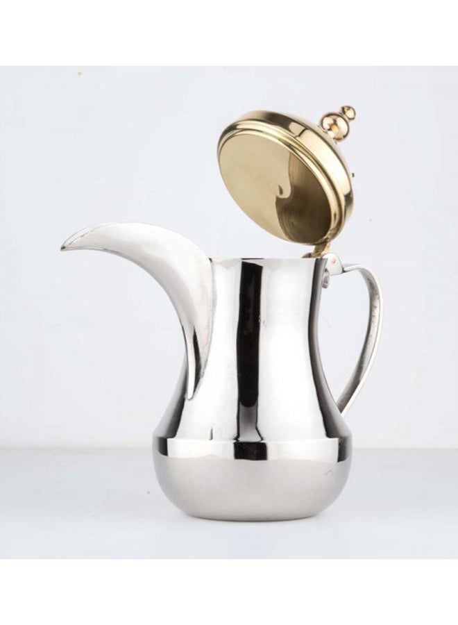 AL RIMAYA Coffee Dallah Ss Golden Lid 20cm  - Image 3