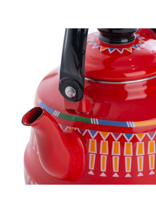 AL RIMAYA - Enamel Kettle Asiri Design 20cm - Image 1