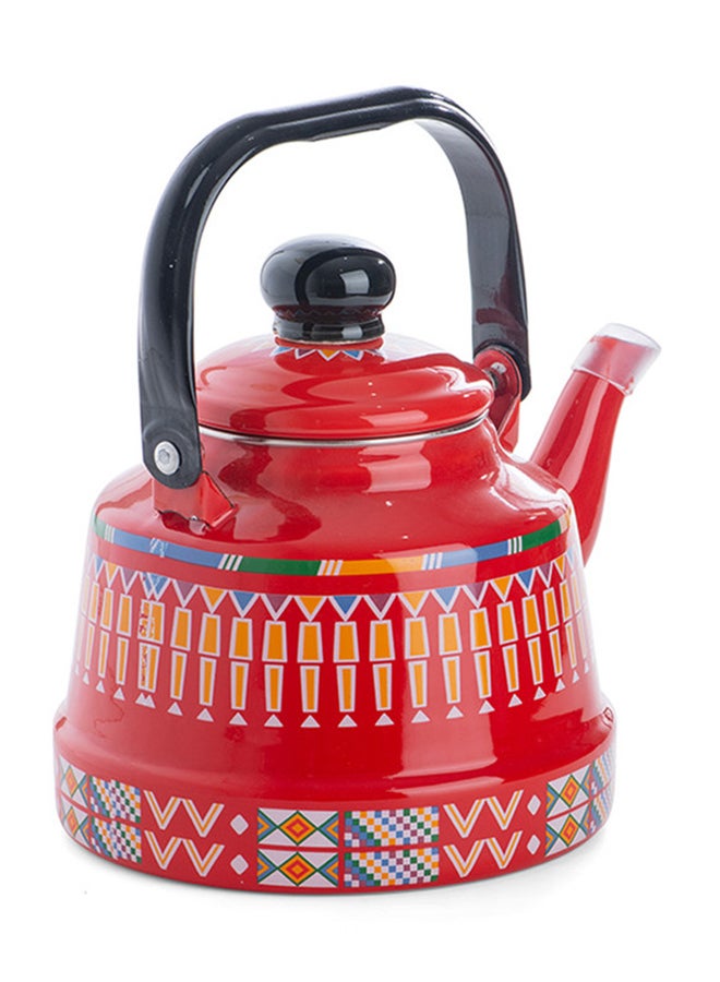 AL RIMAYA - Enamel Kettle Asiri Design 20cm - Image 1