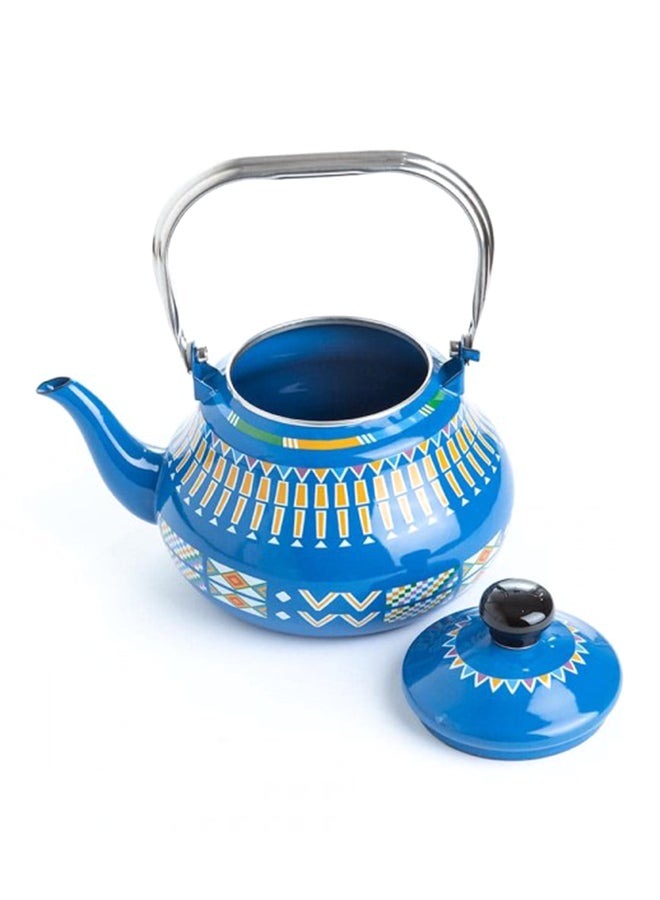 AL RIMAYA - Enamel Kettle Asiri Design 22cm - Image 1