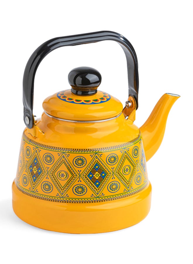 AL RIMAYA - Enamel Kettle Asiri Design 20cm - Image 1