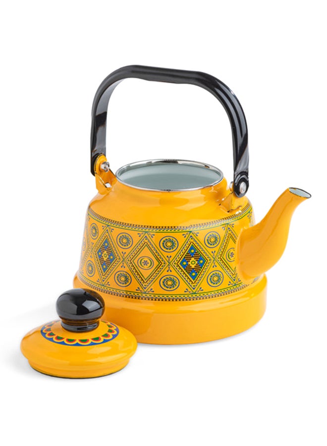 AL RIMAYA - Enamel Kettle Asiri Design 20cm - Image 1