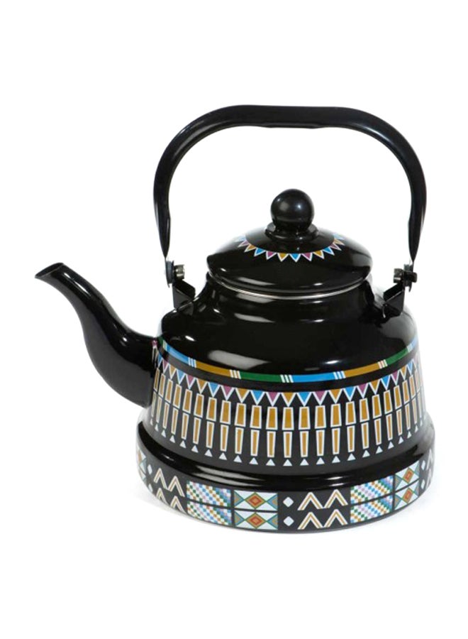 AL RIMAYA Enamel Kettle Asiri Design 24cm  - Image 1
