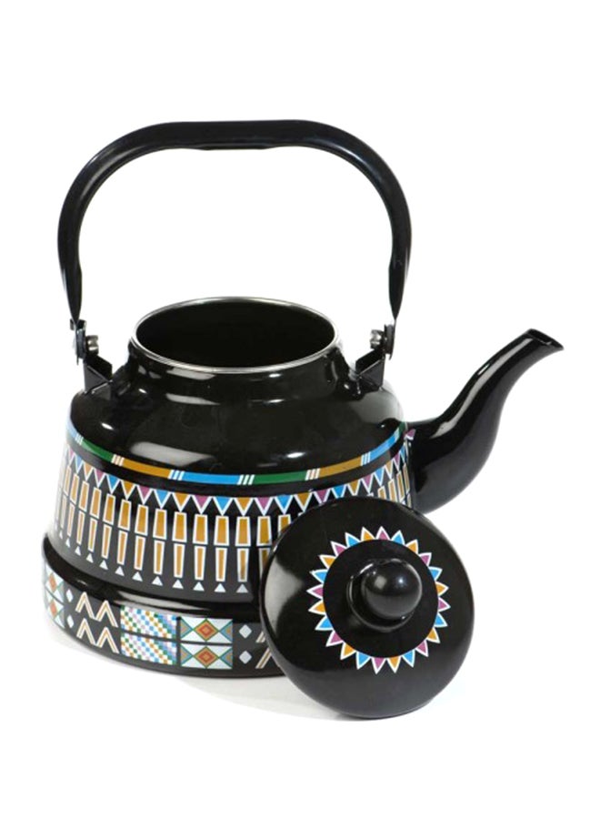 AL RIMAYA Enamel Kettle Asiri Design 24cm  - Image 2