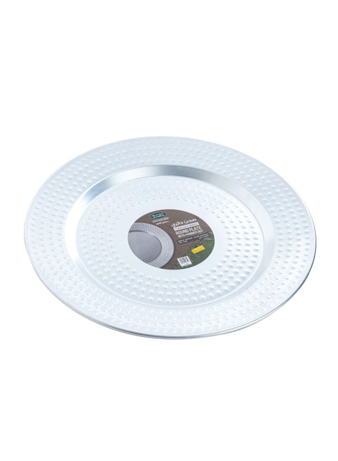AL RIMAYA Round Plate With Hammer Dot 63cm  - Image 1