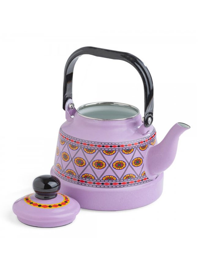 AL RIMAYA - Enamel Kettle Asiri Design 20cm - Image 1