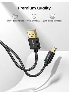 Ugreen USB C Cable Samsung Fast  Charging Cable 2Pack 3A USB A to USB C Data Cord  Nylon Braided Compatible for MacBook Pro, Nintendo Switch, Huawei MateBook  iPad mini 6 etc - 1M black  - Image 5