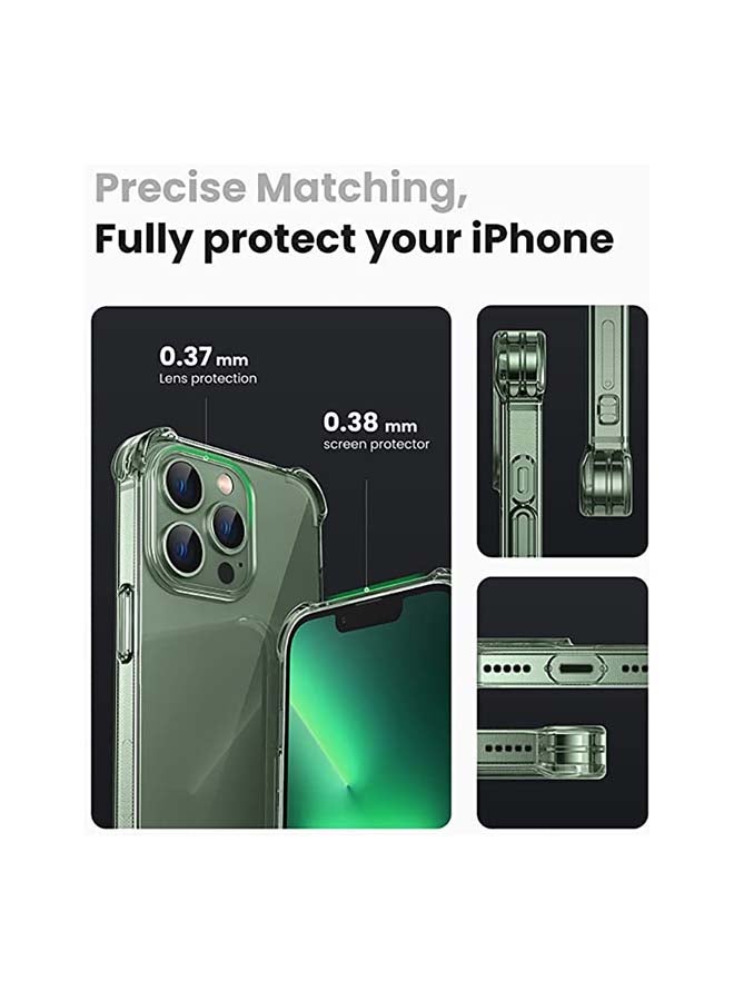 يو جرين - جراب شفاف لهاتف iPhone 13 Pro Max، جراب واقٍ من مادة TPU مع 4 زوايا، مقاوم للصدمات، ناعم ومقاوم للخدش، مضاد للسقوط، جراب رفيع رفيع لهاتف iPhone 13 Pro Max مقاس 6.7 بوصة - Image 1