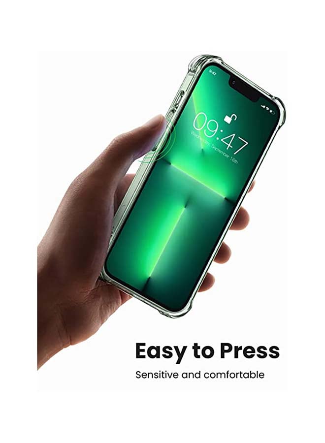 يو جرين - جراب شفاف لهاتف iPhone 13 Pro Max، جراب واقٍ من مادة TPU مع 4 زوايا، مقاوم للصدمات، ناعم ومقاوم للخدش، مضاد للسقوط، جراب رفيع رفيع لهاتف iPhone 13 Pro Max مقاس 6.7 بوصة - Image 1