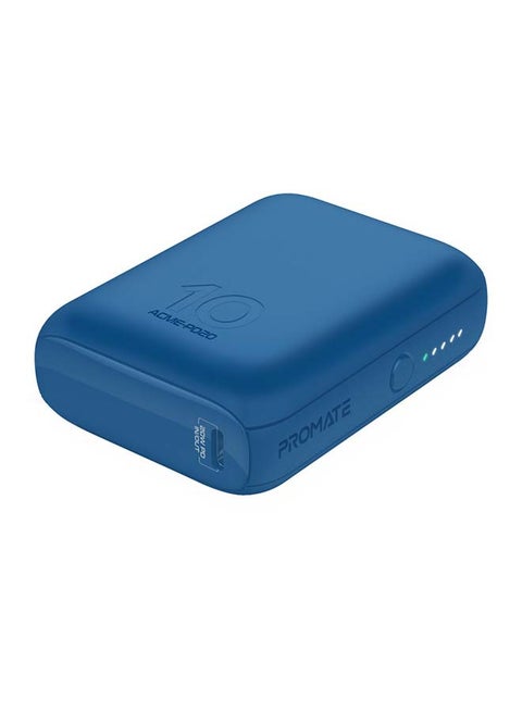 Ultra-Compact Power Bank with 22W PD And Quick Charge 3.0 Blue