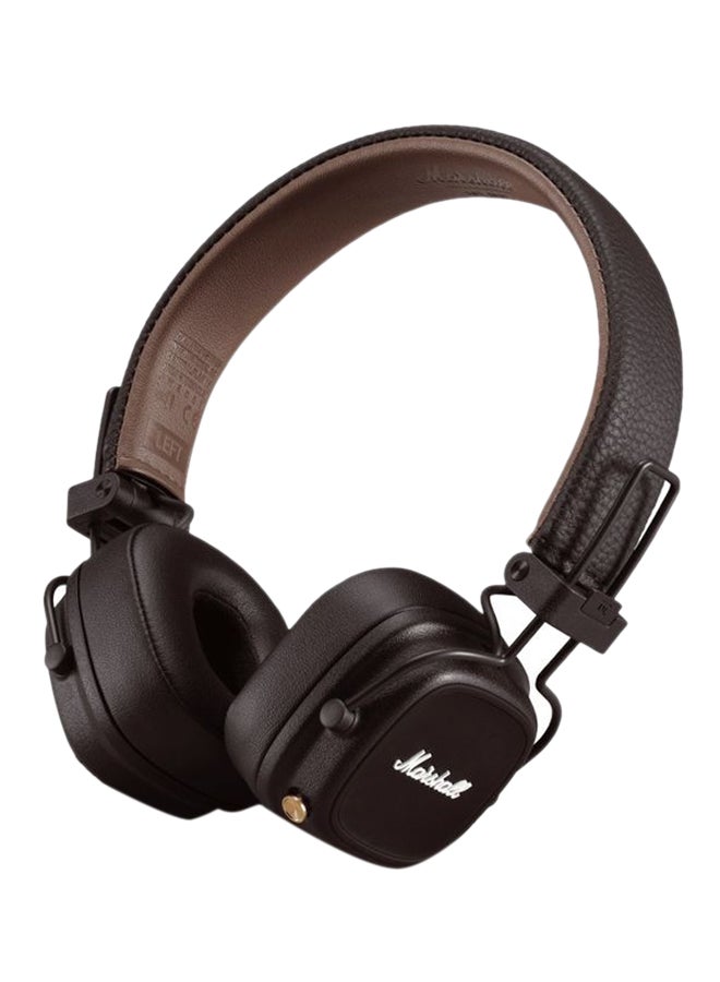 Major IV Foldable Bluetooth Wired/Wireless 80+ Hours of Playtime Headphones Brown - v1652447539/N52612537A_1